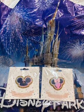 Stoney Clover Lane x Disney Parks Minnie & Mickey Mouse Ears Patch New Set of 2